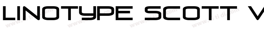 Linotype Scott Venus字体转换